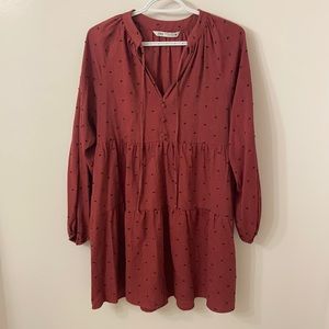 Baby doll balloon sleeve dress